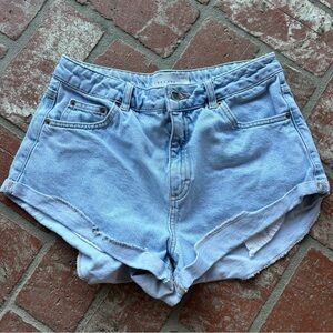 TOPSHOP Denim Shorts Size 6